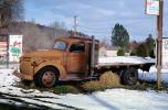 rusting flatbed truck, rust, Dorris