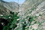 Steel Truss Pylon, tower, Valley Station building, Palm Springs Aerial Tramway
