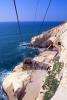 Doppelmayr Cable-car, White Chalk Cliffs, Rosh HaNikra Grottoes, Mediterranean Sea, 1993, VGTV01P04_18