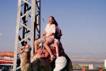 Girls Riding a Camel, Lido, Dead Sea, VHDV01P03_02