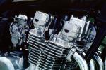 Kawasaki LTD 1100, Motor, Engine, Cooling Blades, Cylinders, Exhaust Pipes