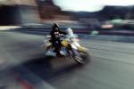 Motorcycle in Motion