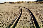 Sand, Beach, Oregon, Tire Tracks, VORV01P03_11