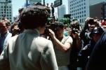Mayor Feinstein, Union Square, downtown, downtown-SF, Powell Street at Union Square, CC celebration June 21 1984, 1980s