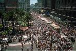 Union Square, Powell Street, Crowds, Celebration, Downtown, downtown-SF, CC celebration June 21 1984, 1980s