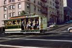 Cable Car Crossing, California and Powell streets, September 1958, 1950s