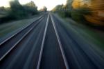 Caltrain rails, speed, motion blur, VRFD01_031