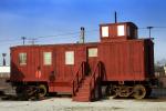 Red Caboose, Shafter Depot Museum, railroad station, building, Shafter, Kern County, VRFD01_058