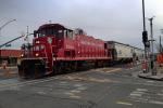 NWP 2009, Northwestern Pacific Diesel Locomotive, RailPower RP20BD, 4th Street Petaluma, VRFD01_130