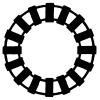 Round Circle Railroad Tracks, wheel, round, circular, logo, silhouette, VRFD01_136