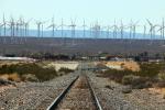 Railroad Tracks in the Heat, Mojave, VRFD01_205