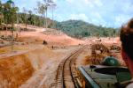 Mining Train, Soil Erosion, Bukit Ibam, 1950s