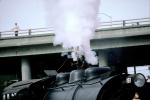 steaming locomotive