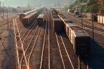 Rail Yard, Columbia River Basin, Railroad Tracks, 11 August 1991, VRFV02P12_07.0754