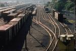 Rail Split, Rail Yard, Columbia River Basin, Railroad Tracks, 11 August 1991, VRFV02P12_14.0586