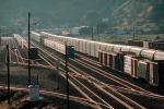 Rail Yard, Columbia River Basin, Railroad Tracks, 11 August 1991