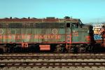 Western Pacific, Diesel Train Engine, F-Unit, VRFV03P01_04