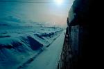 Southern Pacific, Diesel Locomotive, Snow, Brush, Cold, Ice, Frozen, Icy, Winter, 31 December 1992