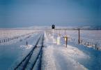 Kampos, Signal Light, Railroad Tracks in the Snow, Brush, Shrub, Ice, Cold, Cool, Frozen, Icy, Winter, hills, mountains