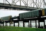 Freight Train, Mississippi River, Bridge, Railroad Tracks, Saint Louis, VRFV03P08_07.0586