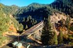 Keddie Wye, Junction, Feather River Canyon Route, Keddie, California, Sierra-Nevada Mountains