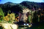 Keddie Wye, Junction, Feather River Canyon Route, Sierra-Nevada Mountains, 24 October 1994