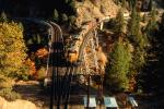 Keddie Wye, Junction, Feather River Canyon Route, Keddie, California, Sierra-Nevada Mountains, Union Pacific Train, Bridge, 24 October 1994, VRFV03P14_04.3291