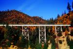 Railroad Bridge, Feather River Canyon Route, California, Sierra-Nevada Mountains, VRFV03P14_07