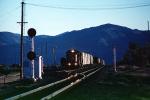 UP 9131, GE C40-8, Union Pacific, Tracks, Signal Light, Black Rock Desert, Gerlach, Nevada, VRFV04P01_15
