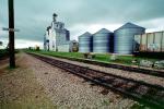 Grain Silos, co-op, Wall South Dakota, VRFV04P09_04