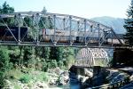 bridge, Feather River Canyon, Sierra-Nevada Mountains, Piggyback Container, APL, intermodal