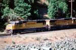 UP 4416, UP 9212, Union Pacific, Feather River Canyon, Sierra-Nevada Mountains