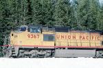 UP 9367, GE C40-8W, Union Pacific, Royal Gorge, Sierra-Nevada Mountains, VRFV05P07_08