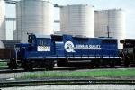 Conrail 5287, EMD GP38-2, silo, New Haven Indiana
