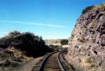 Tracks, Curve, Cliff, Montana, VRFV06P05_06