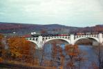 Deleware Water Gap, Bridge, River, Autumn, trees, Pennsylvania, November 1959, VRFV07P11_03