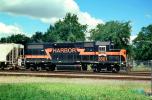 IHB 3801 Diesel Locomotive, EMD GP38-2, Indiana Harbor Belt Railroad, Dolton Illinois, VRFV08P15_11