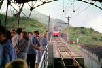 The Hakone Tozan Cablecar railway, Odawara, Japan, August 1968, 1960s, VRGV01P02_16