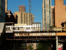 Chicago-El, Elevated, Train, Buildings, CTA