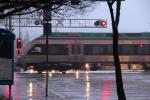 Rain, Railroad Crossing, cars, VRHD01_108