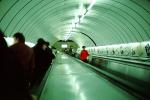 Long Escalator, commuters, underground, people, crowds, the London Tube, VRHV01P08_19