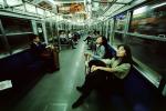 Women, Train, passengers, interior, inside