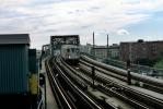 IRT Subway Line, Colgate Avenue and Westchester Avenue, Bronx, New York City Subway Train, elevated NYCTA