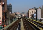 R-32, R-160, Park Avenue & Broadway, New York City Subway Train, elevated NYCTA, buildings, Manhattan