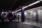 New York City, subway, station, platform, NYCTA
