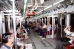Subway Cars, Buenos Aires, commuters, people, interior, VRHV02P06_18
