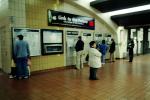 BART station, Passengers Purchasing Tickets, Ticket Machines, commuters, people