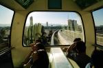 Bombardier MVI Train, Las Vegas Monorail, commuters, people, VRHV02P09_02