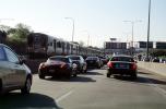 Chicago-El, Elevated, Train, Traffic Jam, Highway, CTA, Cars, vehicles, VRHV02P15_07