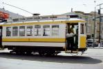 Trolley #122, Market Street, F-Street Line, Tram operated in Porto Portugal, 122